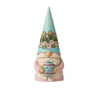 Enesco Jim Shore Heartwood Creek Gnome Holding Easter Egg Figurine, 7.48 Inch, Multicolor