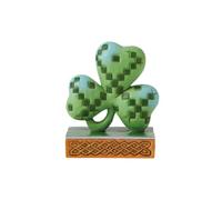 Enesco Jim Shore Heartwood Creek Irish Knot Shamrock Miniature Figurine, 3.5 Inch, Multicolor