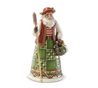 Enesco Jim Shore Heartwood Creek Italian Santa Stone Resin Figurine, 6.875”
