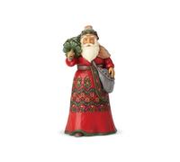 Enesco Jim Shore Heartwood Creek Santa's Around The World Sweden Stone Resin, 7" Figurine