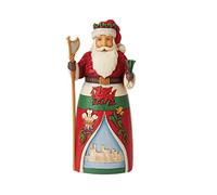 Enesco Jim Shore Heartwood Creek Santas Around The World Welsh Figurine, 7.08 Inch, Multicolor
