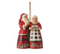 Enesco Jim Shore Hg Santa & Mrs. Claus Ornament