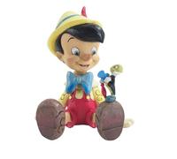 Enesco Figurine – Pinocchio & Jiminy Sitting – Disney Traditions 6011934 (Wishful And Wise)