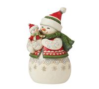 Enesco Jim Shore Pint Sized Snowmom with Snowbaby Figurine