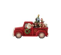 Enesco Jim Shore Rudolph The Red-Nosed Reindeer and Friends in Pickup Truck Figurine, 5.12 Inch, Multicolor, 8x5