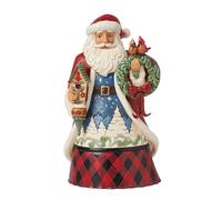 Enesco Jim Shore Santa With Birdhouse Figurine