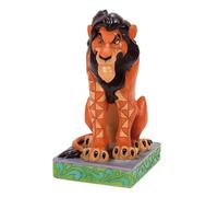 Enesco Disney Traditions by Jim Shore The Lion King Scar Figurine, 4.25 Inch, Multicolor