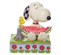 Jim Shore Snoopy Eating Watermelon Figurine