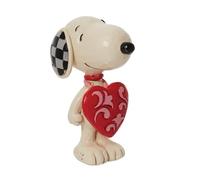 Enesco Jim Shore Snoopy Wearing Heart Sign Fig Figurine