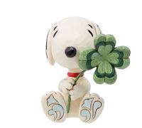 Enesco Jim Shore Snoopy With Clover Mini Figurine