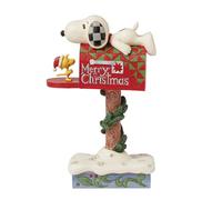 Enesco Jim Shore Snoopy Woodstock Mailbox Figurine