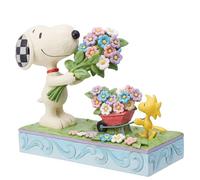Enesco Jim Shore Snoopy & Woodstock Spring Figurine