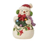 Enesco Jim Shore Snowman Earmuffs Mini Figurine