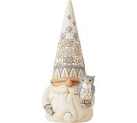 Enesco Jim Shore Woodland Gnome with Owl Christmas Figurine 6008864