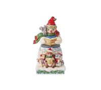 Enesco Jim Shore Ww Snowman Carolling Figurine
