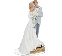 Enesco Legacy of Love Wedding Bride and Groom Newlywed Cake Topper