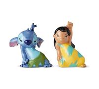 Enesco Lilo and Stitch cermaic Salt and Pepper Shakers, 3.5 Inches, Multicolor