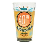 Enesco Lolita 40th Birthday Bg Drinking Glasses
