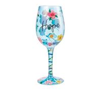 Enesco Lolita Be Hope Wine Glass Drinking Glasses