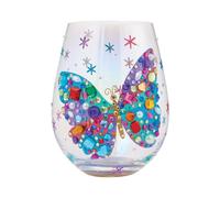 Enesco Lolita Butterfly Stemless Wine Glass