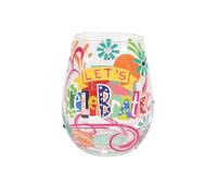 Enesco Lolita Let's Celebrate Stemless Wine Glass Drinking Glasses