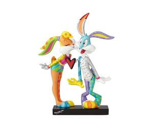 Enesco Looney Tunes by Romero Britto Lola Kissing Bugs Bunny Figurine