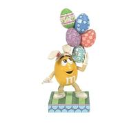 Enesco M&M's by Jim Shore Yellow Character Balancing Easter Eggs Figurine, 8.35 Inch, Multicolor
