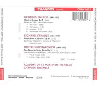ENESCO: OCTET; STRAUSS: SEXTET FROM CAPRICCIO; SHOSTAKOVICH: TWO PIECES FOR STRI