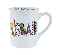 Enesco Our Name Is Mud Cuppa Doodles Husband Mug, 4.53 Inches