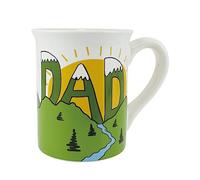 Enesco Our Name Is Mud Dad Mountains Distance Mug, 16 Oz. Capacity