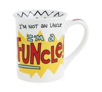 Enesco Our Name is Mud Fun Uncle Like a Dad Coffee Mug, 16 Ounce, Multicolor