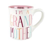 Enesco Our Name is Mud I'm a Grandmother Answer is Always Yes Coffee Mug, 16 Ounce, Multicolor