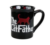 Enesco Our Name is Mud Pets The Cat Father Special Coffee Mug, 16 Ounce, Black