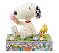 Enesco Peanuts by Jim Shore Snoopy and Woodstock Ice Cream Figurine