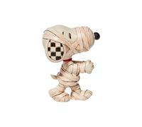 Enesco Peanuts by Jim Shore Snoopy Dressed as a Mummy Miniature Figurine, 3 Inch, Cream