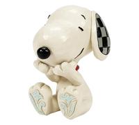 Enesco Peanuts by Jim Shore Snoopy Laughing Mini Figurine