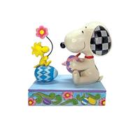 Enesco Peanuts by Jim Shore Snoopy & Woodstock Easter Eggs, Figurine, 4.25in H