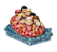 Enesco Peanuts by Jim Shore The Gang Rafting Figurine, 5.5 Inch, Multicolor