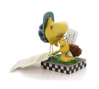 Enesco Peanuts by Jim Shore Woodstock in the Outfield Figurine, 3 Inch, Multicolor