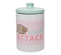 Enesco Pusheen The Cat Snack Attack Treat Holder Canister, 7.5 Inch, Multicolor