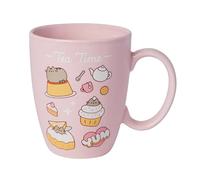 Enesco Pusheen The Cat Tea Time Graphics Coffee Mug, 12 Ounce, Pink