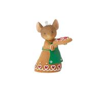 Enesco Tails with Heart Christmas Cookie Just One Bite Miniature Figurine, 1.97 Inch, Multicolor