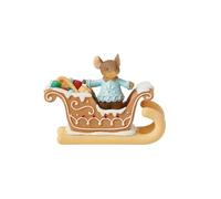 Enesco Tails with Heart Christmas Sweet Deliveries Miniature Figurine, 1.57 Inch, Multicolor