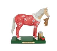 Enesco The Trail of Painted Ponies Christmas Pajamas with Teddy Bear Figurine, 7.2 Inch, Multicolor