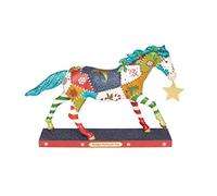 Enesco The Trail of Painted Ponies Holiday Patchwork Pony Figurine, 7.1 Inch, Multicolor