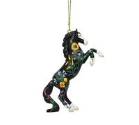 Enesco The Trail of Painted Ponies Wildflower Hanging Ornament, 3.4 Inch, Multicolor