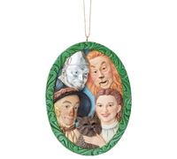 Enesco The Wizard of Oz by Jim Shore Group Portrait Hanging Ornament, 4.53 Inch, Multicolor
