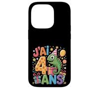 Enfant Cheval gecko 4ans Anniversaire Garcon Fille lézard Case for iPhone 14 Pro