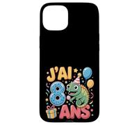 Enfant Cheval gecko 8ans Anniversaire Garcon Fille lézard Case for iPhone 15 Plus