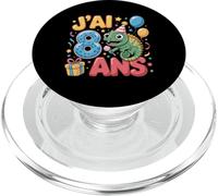 Enfant Cheval gecko 8ans Anniversaire Garcon Fille lézard PopSockets PopGrip for MagSafe